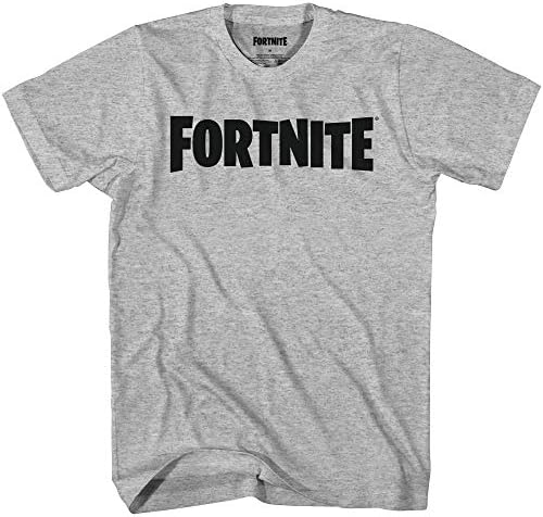 Тениска с къс ръкав за момчета с логото на Mad Engine Fortnite