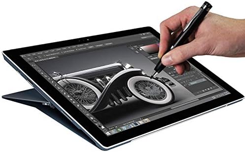 Активен цифров стилус Broonel Silver Mini Fine Point, Съвместим с Samsung Chromebook 3 11,6 инча
