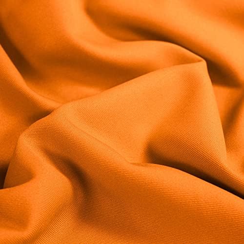 Orange полиестерна габардиновая плат Delaney by The Yard за костюми, палта, панталони/ Slacks, униформи - 10056
