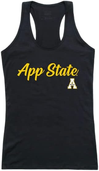 Женска тениска с надпис W Republic Appalachian State University на бретелях Тениска