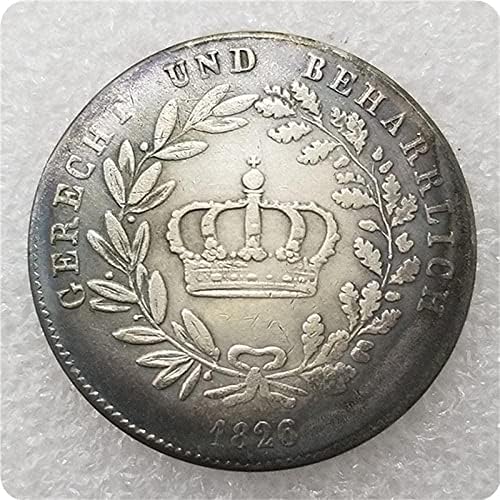 Възпоменателна монета Немски Сребърен долар 1826 година Старинни занаяти 2019