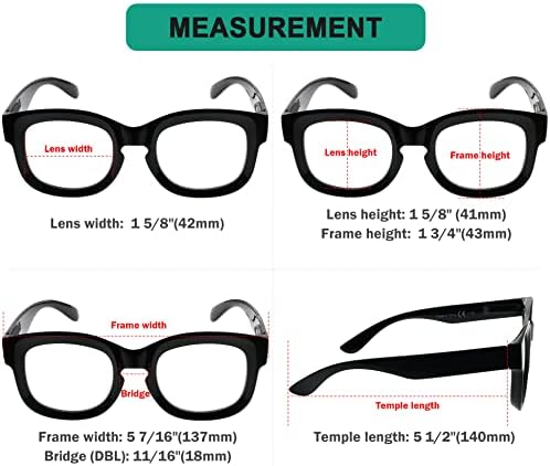 Eyekepper Спестете 10% на 5 опаковки женски ретро очила за четене в голям размер, и 4 опаковки ридеров голям размер +2,50