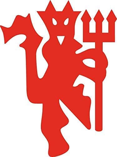 Стикер Дяволът Манчестър Юнайтед за ключове подсветка на клавиатурата на лаптоп - 2.8 H (Бял)