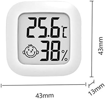 KLHHG мини-термометър за стая Цифров LCD датчик за температура, влага, термометър, влагомер за стая