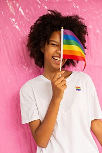 CINFAC 50/100/200 БР малката жени с ревери под формата на рейнбоу хартата, игли за гордост, игли за гей ЛГБТК, за костюми,
