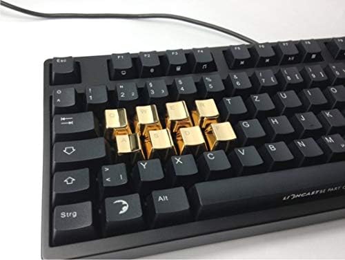 4 Клавишите WASD QWER Keycaps Метална клавиатура с подсветка, OEM за превключватели Cherry MX RGB и ключове Kailh