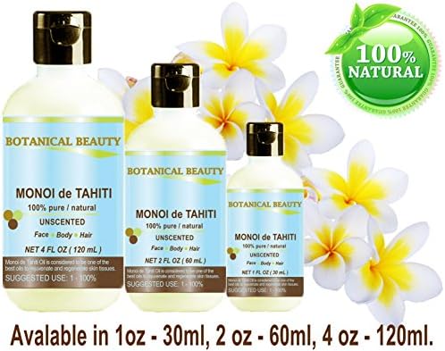 Масло Botanical Beauty MONOI DE TAHITI е Чисто Натурално Неразбавленное първото пресоване без мирис Полинезия Оригинална