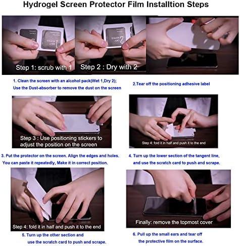 Защитно фолио YiiLoxo Hydrogel Privacy Film Screen Protector е Съвместим с Samsung Galaxy а a53 5G [Защита от шпионски] Высокочувствительная