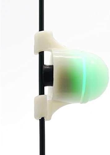Alloyseed LED Индикатор за Аларма За Поклевке Стръв На Нощна Прът Индикатор за Аларма За Поклевке На Прът, Индикатор За Предупреждение