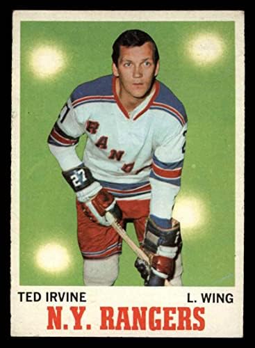 1970 Topps 65 Тед Ъруин Ню Йорк Рейнджърс-Хокей на лед (Хокей на карта) VG/EX+ Рейнджърс-Хокей на лед