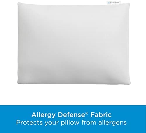 AllerEase Водоустойчив Протектор за Възглавници, Защита От Алергии, Защита за Кралски възглавници, 2 опаковки