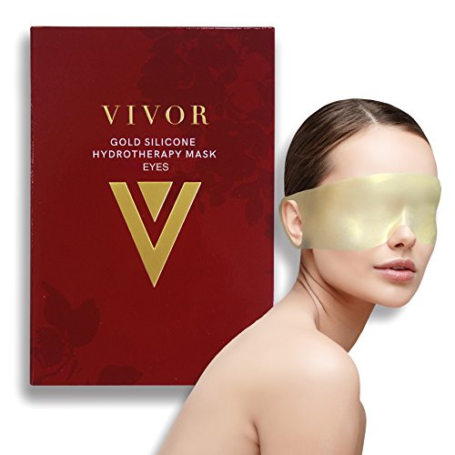 Vivor Gold Силиконова множество маска за очи - Луксозна гидротерапевтическая стареене маска за намаляване на торбичките