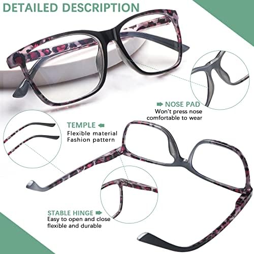 Постепенно Многофокусные Очила за четене, блокиране на Синята светлина, за жени, Мультифокальные очила за четене с пружинным