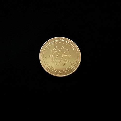 Quantum Монета Виртуална Възпоменателна Монета, Монета Биткойн Копие Монета Занаят Колекционер Сложна и Значима Възпоменателна