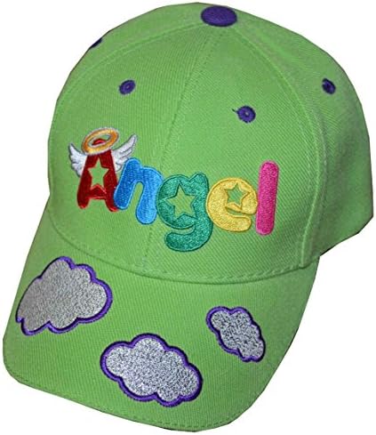 Бейзболна шапка SOSO'гърлс Angel цвят лайм