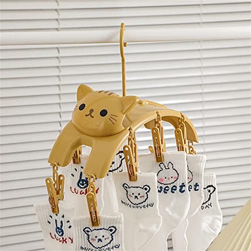 LANDUA Сладък Котки Сушене стойка за момичета Изключителна супер многофункционална стойка за изсушаване на чорапи,