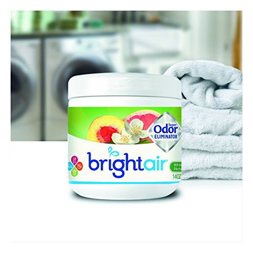 BRIGHT Air BRI 900133 Средство за отстраняване на миризма Супер, Бяла праскова и цитрусови плодове, 14 грама,
