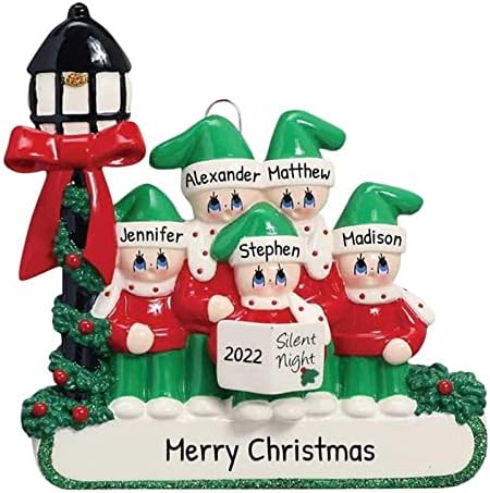 Коледна украса PIFUDE Коледна Елха, Висящи Уличен Фенер Идеи за Дома Коледна Висулка за Украса на дома От Смола (Цвят: