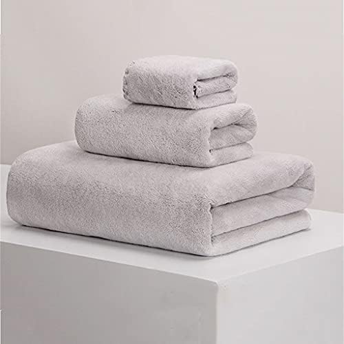 TJLSS кърпи за баня, квадратен комплект кърпи от 3 теми за мъжете и Жените, плюс Бархатное Впитывающее быстросохнущее