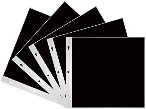 Нови страници Pioneer Black за книги с памет с размер 8 на 8 см