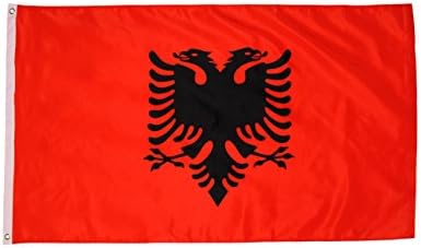 Знаме на Албания (полиестер) 2' x 3'