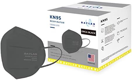 BAYLAB САЩ | Респиратор KN95 (GB2626-2019) | 20 Опаковки - 5-слойная Еднократна маска за лице