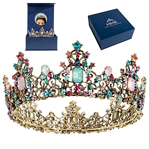 MMK Реколта crown принцеса в бароков стил за момичета - благородна короната за момичета - изискан кръг на короната на кралица