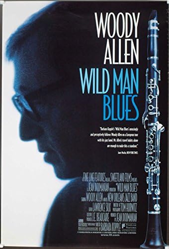 Блус див човек (1997) Оригинален Плакат върху един лист (27x41) на Уди Алън