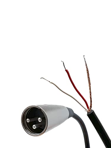 Потребителско Кабелна връзка, на 6 Фута конектор за свързване на балансиран микрофон Pro-Аудио XLR към затупленному Экранированному