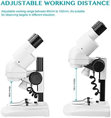 ASUVUD 2, 0X/40x Стереомикроскоп с Наклон 45 ° Окуляры с Наглазником Top Vision LED на PCB Saler Мобилен Инструмент За Ремонт