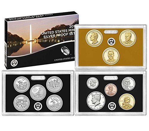 Комплект от Сребро Монетния двор на САЩ г. - 13 Монети - OGP Superb Gem Без лечение