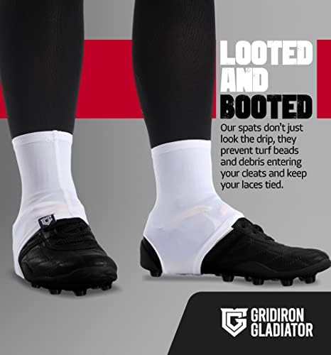 Седалките за обувки футболно игрище Gladiator - Футболни гамаши - Чорапи за футболни обувки - Гамаши за футбол, бейзбол и