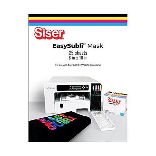 Лента за носене на маски SISER EasySubli 8 x 10 - 25 опаковки (за използване с EasySubli HTV)