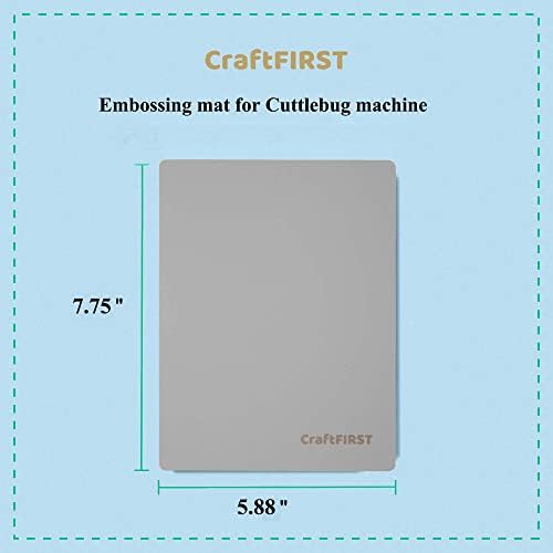 Подложка за релеф CraftFIRST, Съвместим с машина за щанцоване Cuttlebug 5,87 x 7,75