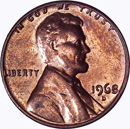 1968 D Паметник Цент Линкълн 1C ЗА Необращенном