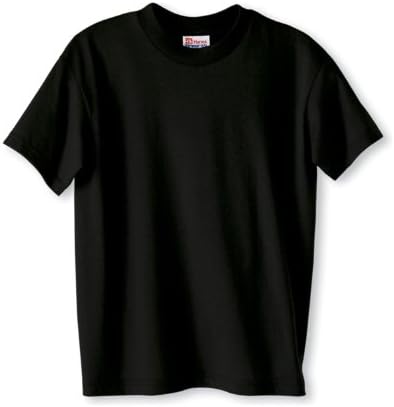 Тениска Hanes Youth Comfortblend Ecosmart (черна) (M)