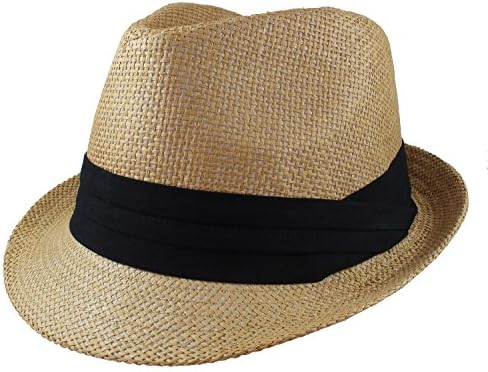 Лятна фетровая шапка Gelante, Панама, Сламени Шапки с Черна Панделка