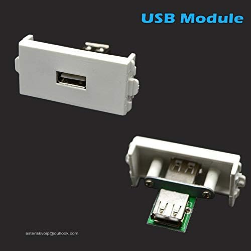 Стенни панела с 3 USB порта, Бяла Полиуретанова Лента на панела, Изходна панел за обслужване на Кабелна система,