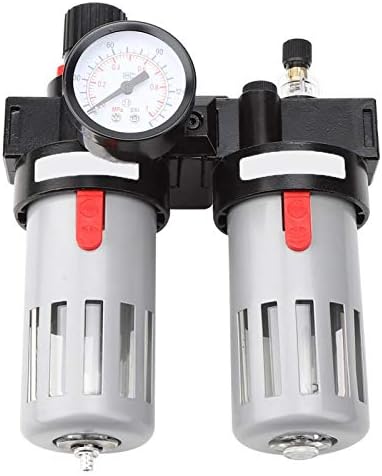 Сепаратор на маслената вода Fafeicy BFC2000, Двухшпиндельный Филтър, Регулатор на налягане, Отделяне на газ и течност,