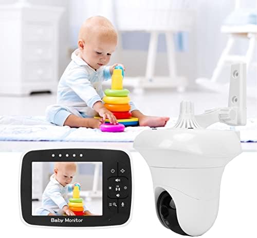 3,5-инчов Монитор на защитата на детето, 2-Лентов Камера, за да разговаряте с детето си, Цифрови следи бебето