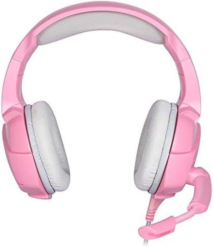 Детска слушалки FELICON, лента за глава слушалки с led подсветка, стереофоничен съраунд звук 3.5 мм с микрофон, съвместим със