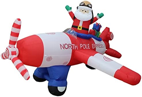 BZB продава два комплекта бижута за Коледно парти, включително анимирани коледни надуваем самолет на Дядо Коледа ширина 8