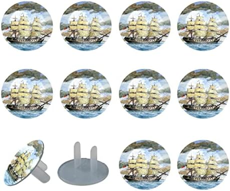 Капачки за контакти (188 бр. в опаковка) Електрически Предпазни Капачки Капачки за Ключове за Дома - Океанская Плаване с лодка