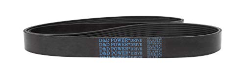 Клиновой колан D&D PowerDrive 450J8 Поли, Гума, 8