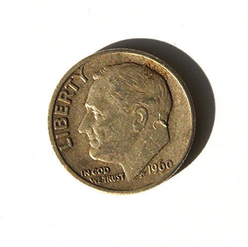Десятицентовая монети на Съединените Щати от 1960 година името на Рузвелт Много Добри детайли