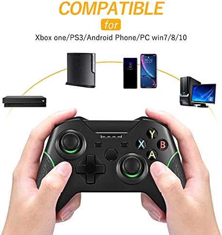 Подмяна на безжичния контролер GLOWANT контролера на Xbox One, безжичен геймпад джойстик 2,4 G с двойна вибрация и вградена