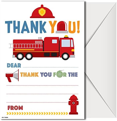 Картичка с благодарност динозавър за момчета и момичета в пликове - (опаковка от 20 броя) - пощенска Картичка с благодарност