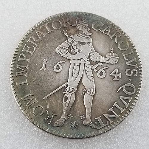 Старинни Занаяти 1664 Немска Възпоменателна Монета Сребърен долар 1793