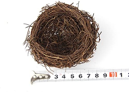Птичи Гнезда от ратан Mersuii Имитация на Птичи яйца и Набор от Птичи гнезда Полистирен Пъдпъдъчи Яйца Форма