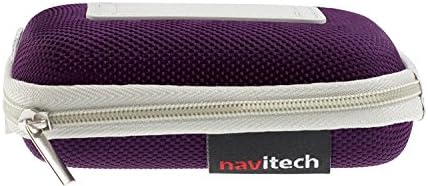Водоустойчив твърд калъф Navitech Purple, който е Съвместим с Garmin Съвместим с Theerunner 645 Music